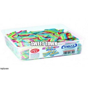 Vidal FIZZY rainbow belts TUBS 600 RETRO SWEETS PARTY Vidal FIZZY rainbow belts TUBS 600 RETRO SWEETS PARTY